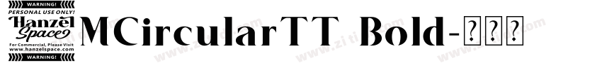 3MCircularTT Bold字体转换